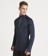 Mens Half zip training top