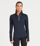 Ladies Half zip training top