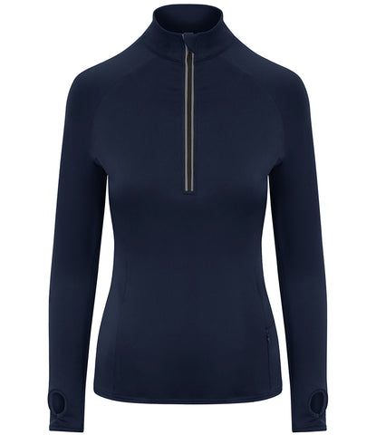 Ladies Half zip training top