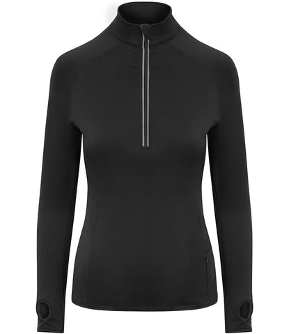Ladies Half zip training top