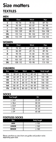 Reece Size Guide