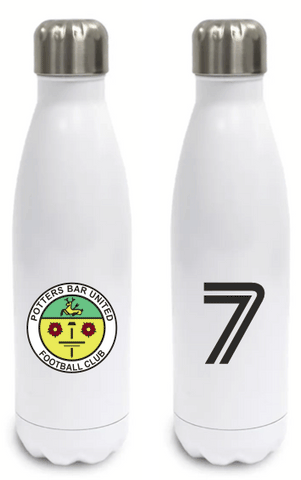 Potters Bar United FC Stainless Steel Water Bottle