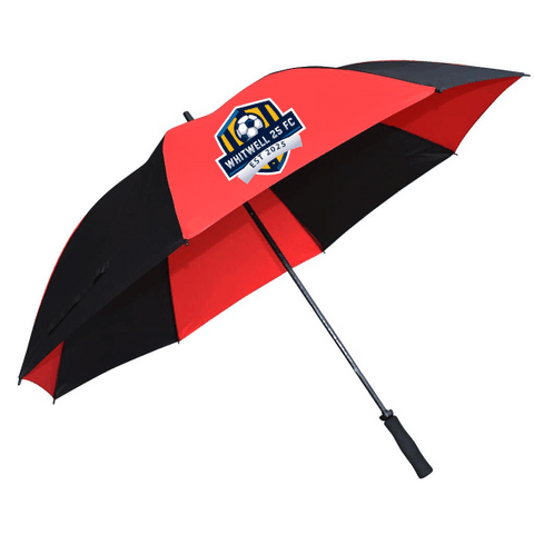 Whitwell 25 FC Umbrella Red & black
